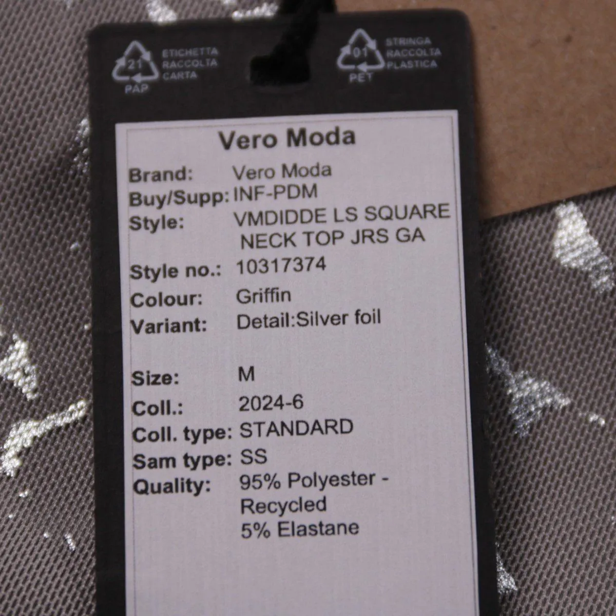 лонгслив Vero Moda