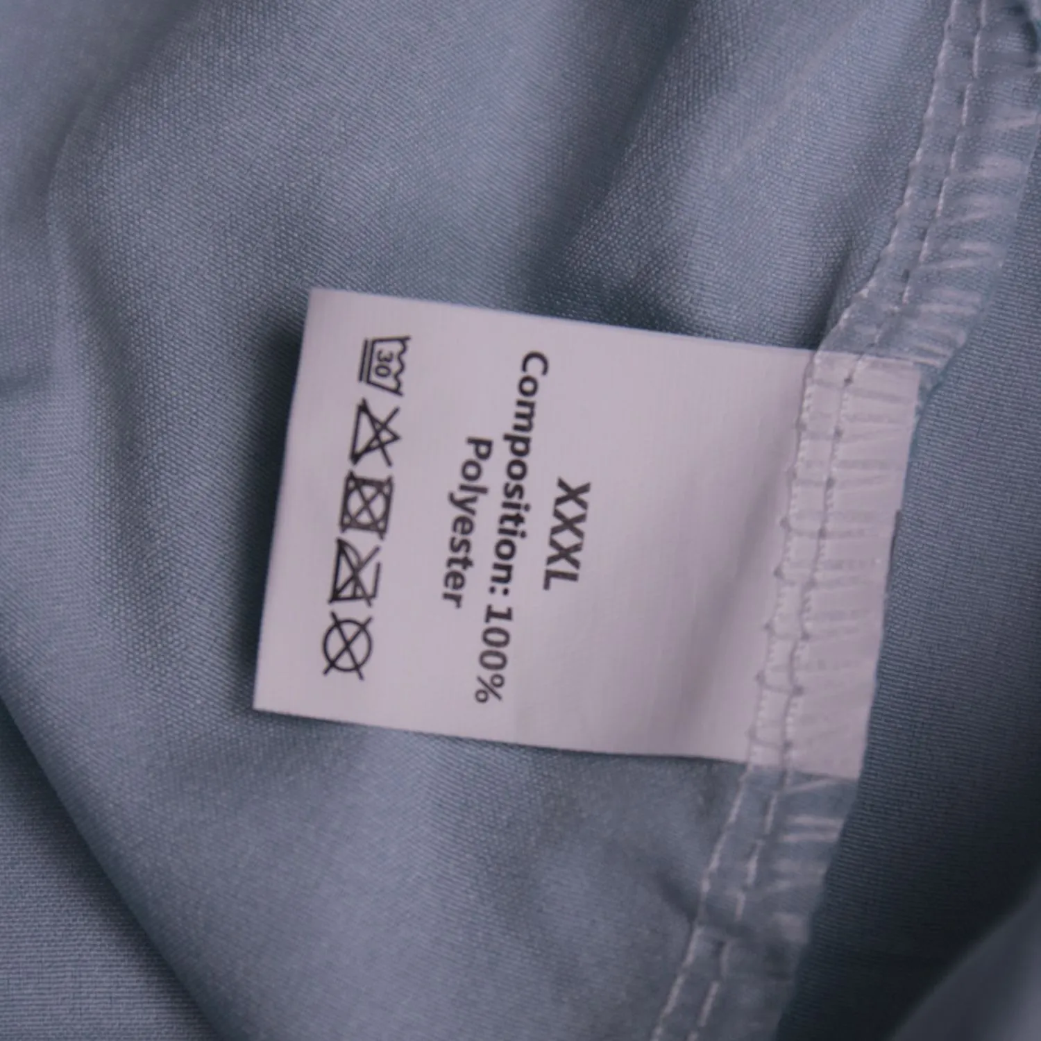 Голубые мужские шорты с принтом, размер 60 (3XL)