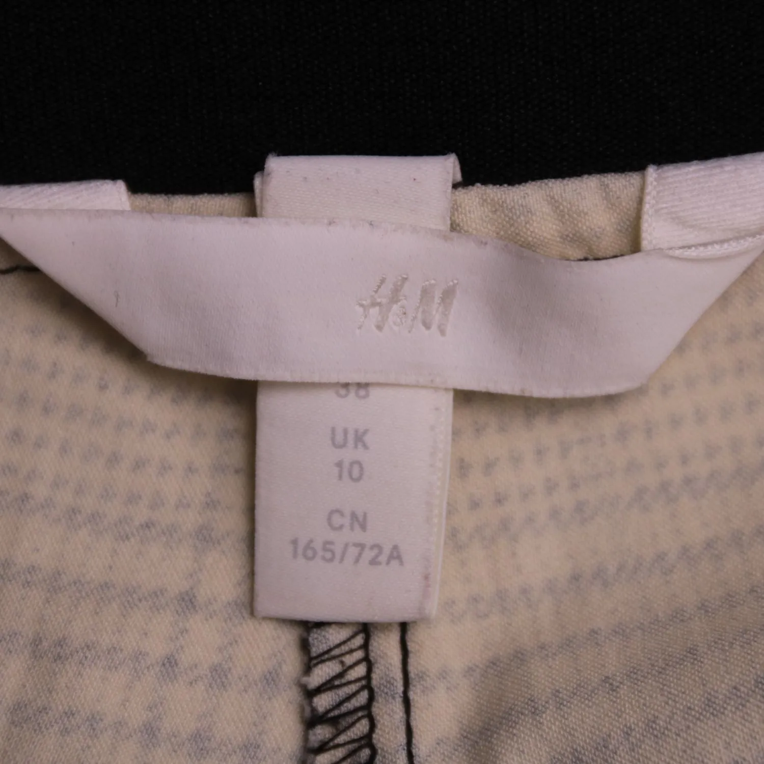 Женские серые брюки H&M в клетку, размер 42 (S)